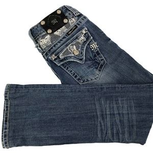 Miss Me Women's Butterfly Embellished Jeans Sz 27
